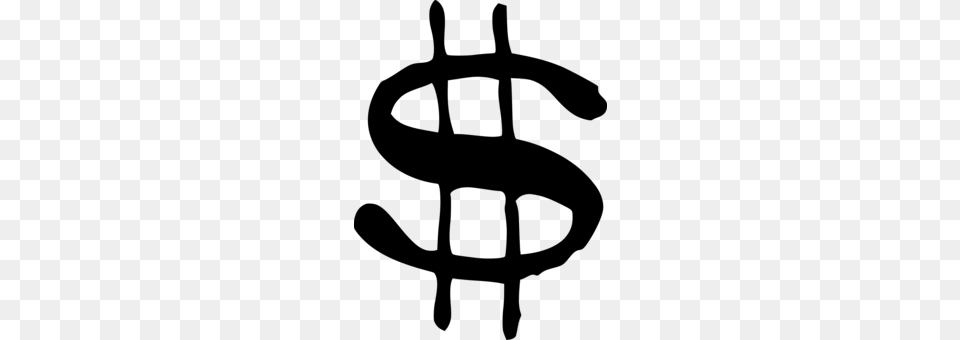 Dollar Sign United States Dollar Currency Symbol Money Bag Gray Free Png Download