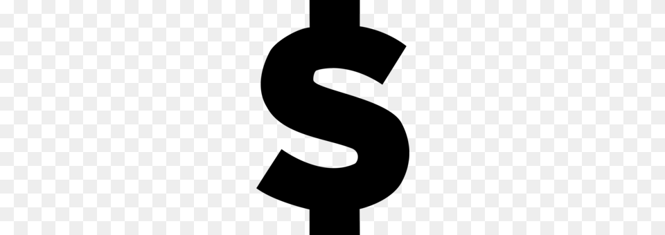 Dollar Sign United States Dollar Currency Symbol Money Bag Free, Gray Png Image