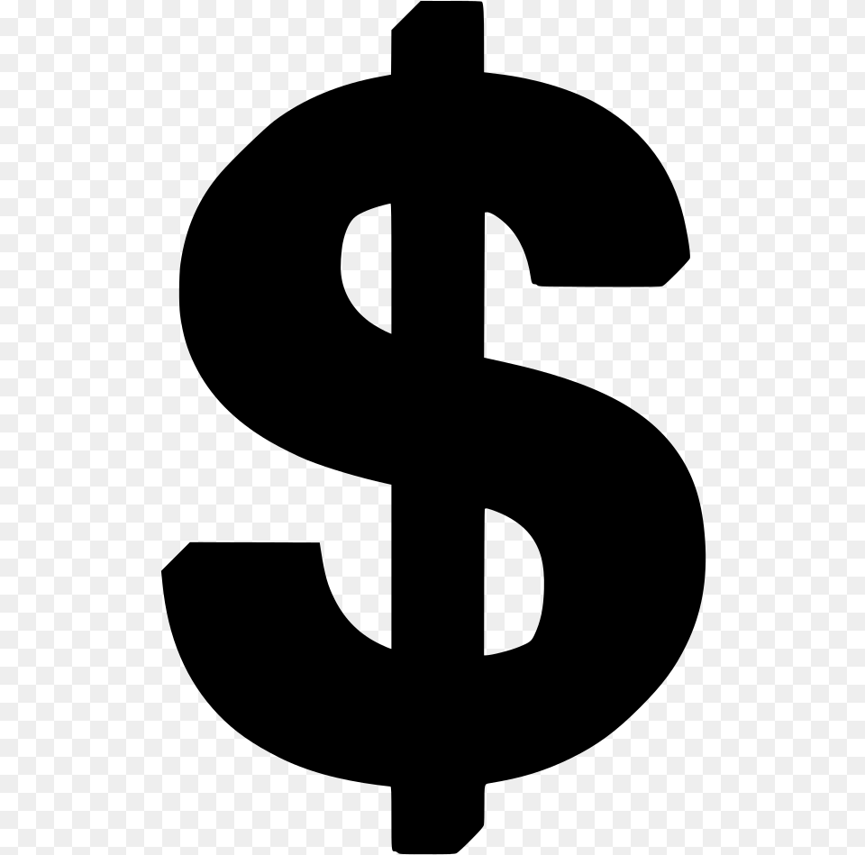 Dollar Svg, Gray Free Png