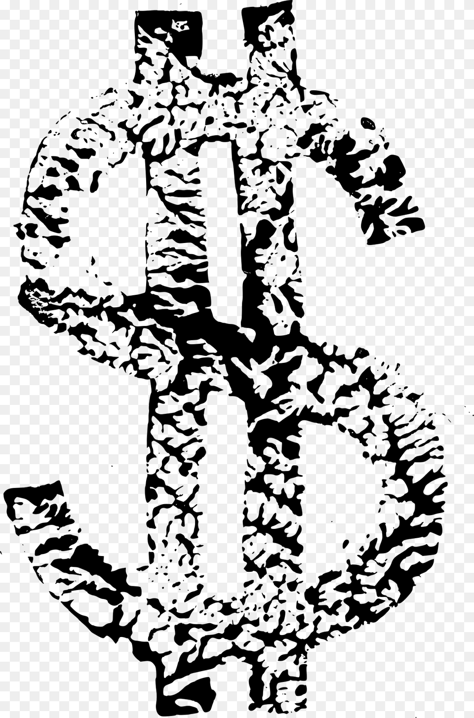 Dollar Symbol, Gray Png Image