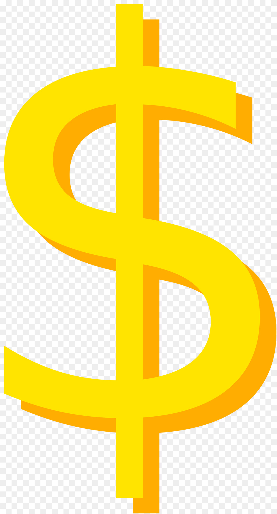 Dollar Symbol Gold, Logo, Cross, Text Png Image