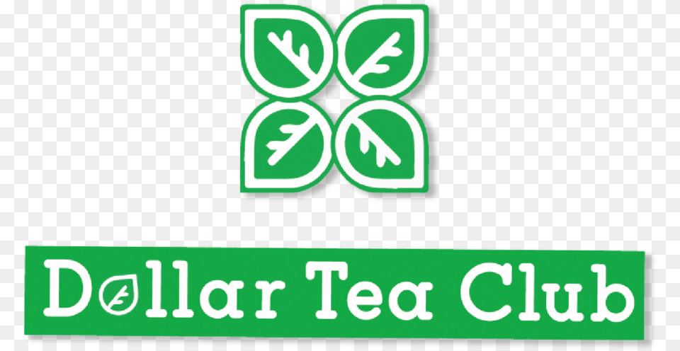 Dollar Tea Club Text, Green, Logo, Scoreboard, Recycling Symbol Png