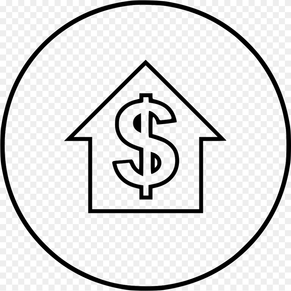Dollar Upward Circle, Symbol, Number, Text, Ammunition Png