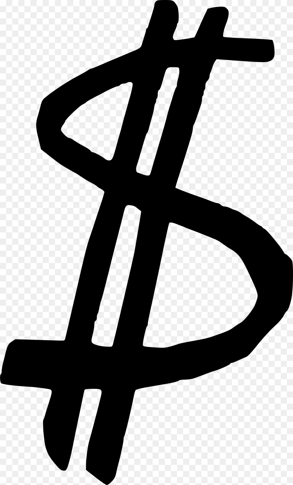 Dollar Vector Symbol Transparent Background Dollar Sign, Gray Png Image