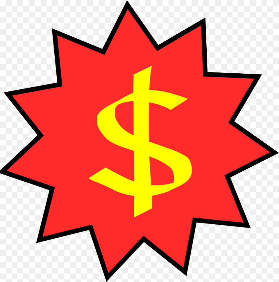 Dollars Sign In Star Ebay Top Rated Seller, Leaf, Plant, Logo, Symbol Png Image