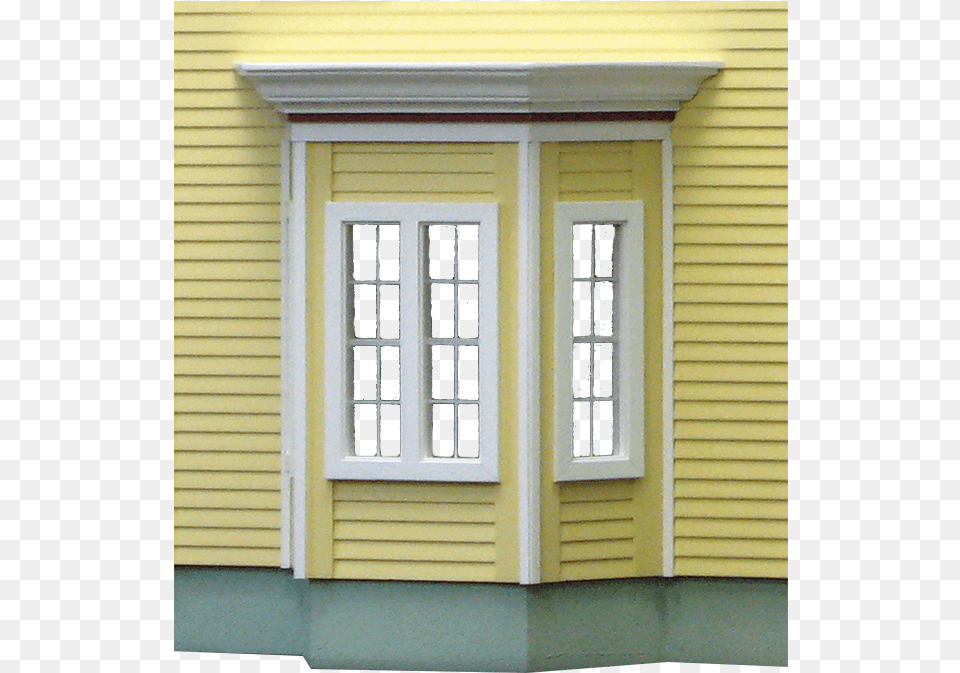 Dollhouse Bay Addition Kit Sash Window, Bay Window, Curtain, Shutter Free Png Download