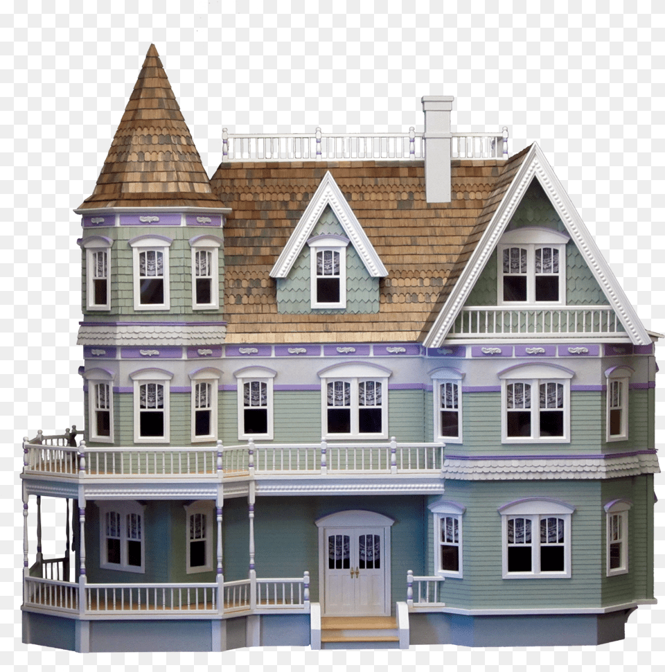 Dollhouse Queen Mary S Dolls Queen Anne Dollhouse Real Good Toys, Architecture, Building, Housing, House Free Png