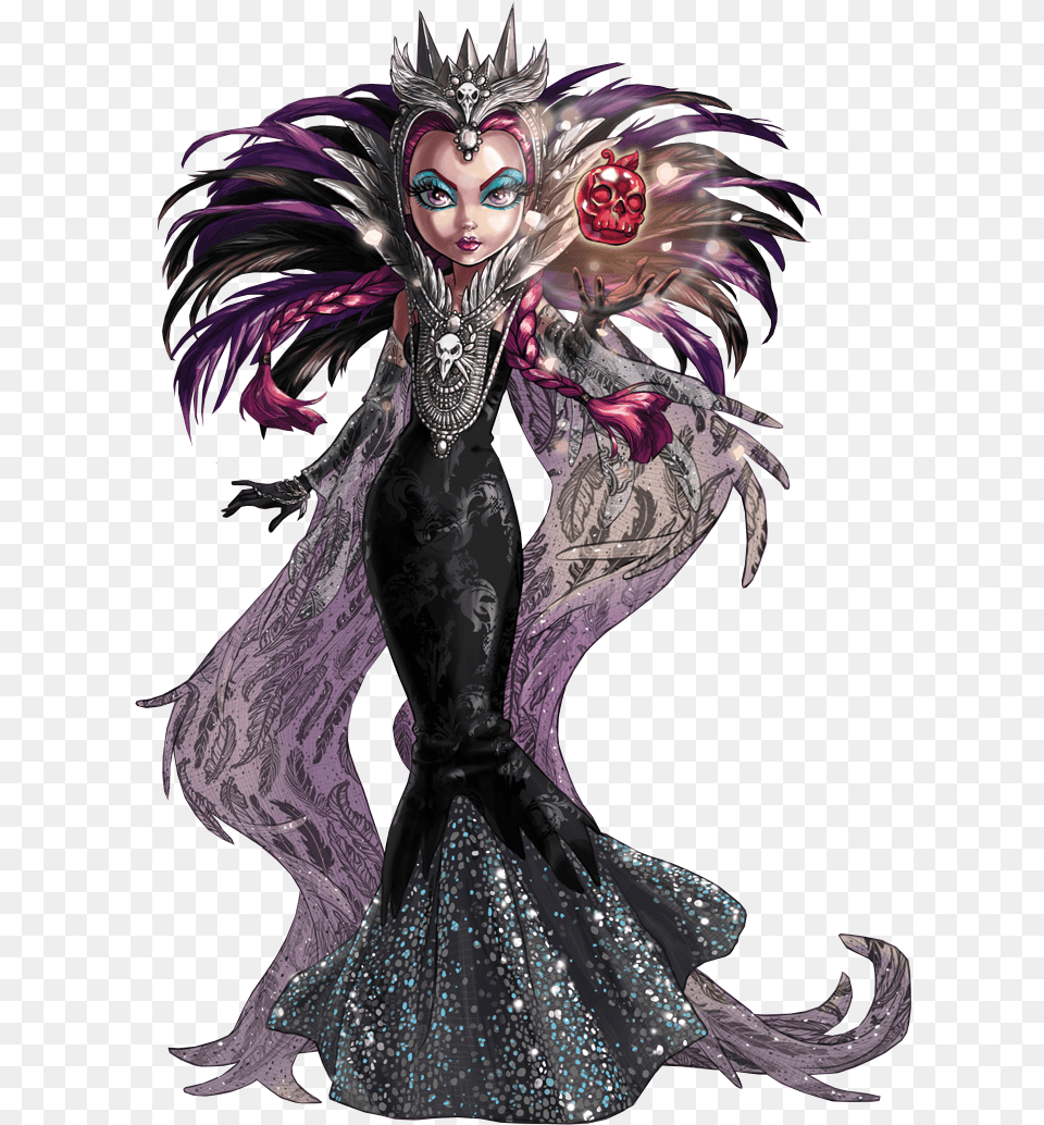 Dolls On A Whim Ever After High Raven Queen Evil Queen Ever After High The Evil Raven Doll, Adult, Book, Comics, Female Free Png