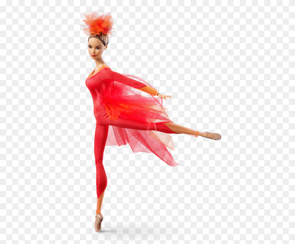 Dolls Red Baby Toy Super Girl Dress Dance Barbie Misty Copeland Doll, Person, Leisure Activities, Dancing, Adult Png