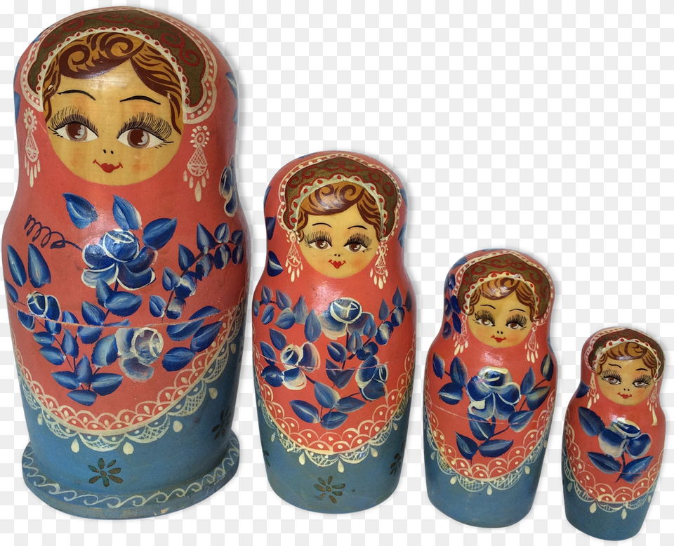 Dolls Russian Vintagesrc Https Doll, Porcelain, Art, Pottery, Jar Free Png Download