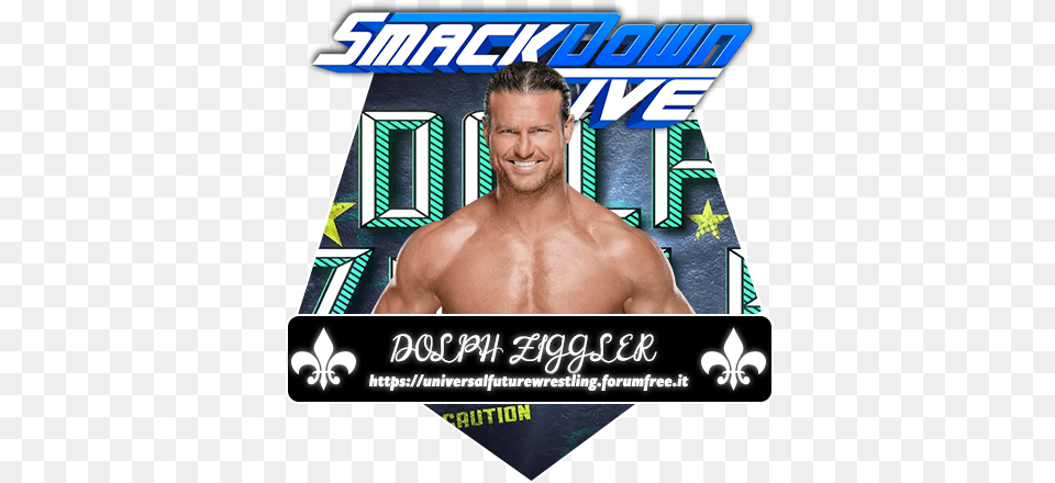 Dolph Ziggler Barechested, Poster, Advertisement, Person, Man Free Png