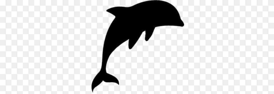 Dolphin, Silhouette, Animal, Mammal, Sea Life Png Image