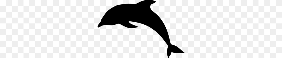 Dolphin Clip Art Outline, Gray Png Image