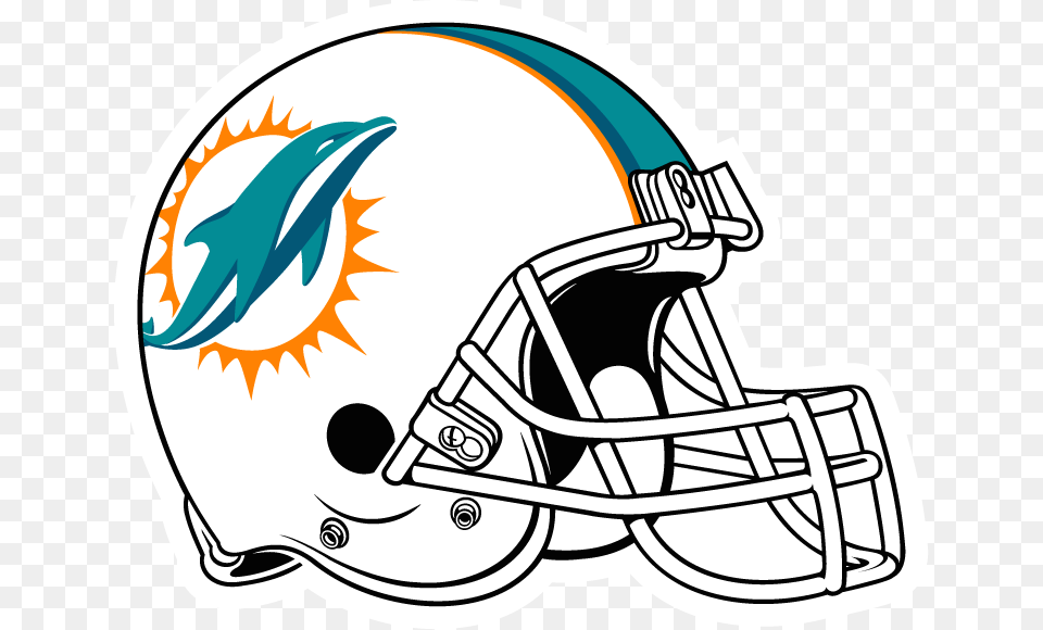 Dolphin Clipart Helmet Miami Dolphins Helmet Logo, American Football, Football Helmet, Football, Sport Free Transparent Png