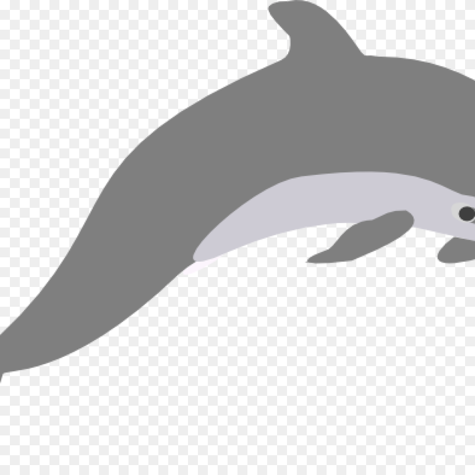 Dolphin Clipart Outline Grey Clip Art, Animal, Mammal, Sea Life, Fish Png Image