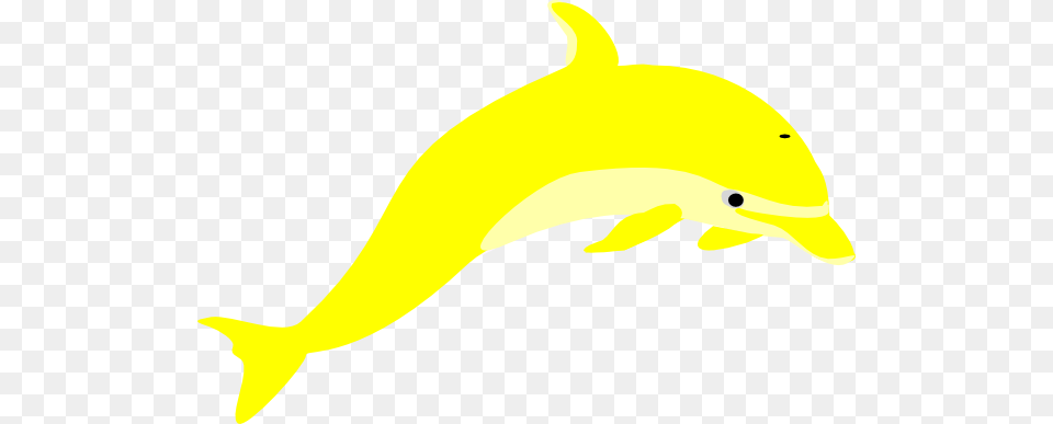 Dolphin Clipart Yellow, Animal, Mammal, Sea Life, Fish Free Png