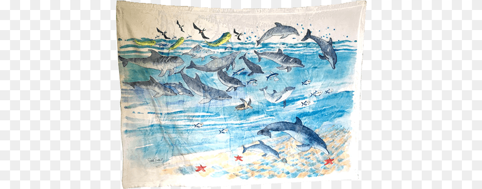 Dolphin Discovery Blankie Placemat, Animal, Mammal, Sea Life, Fish Png Image
