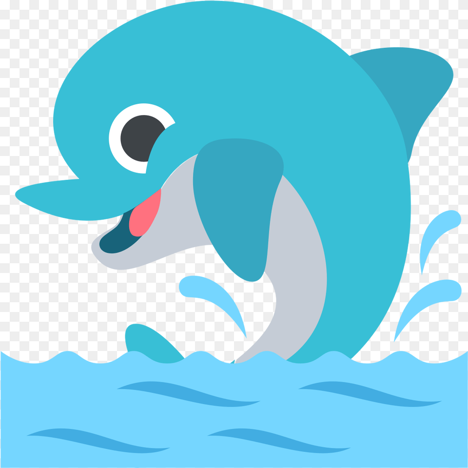 Dolphin Emoji, Animal, Mammal, Sea Life, Fish Free Png