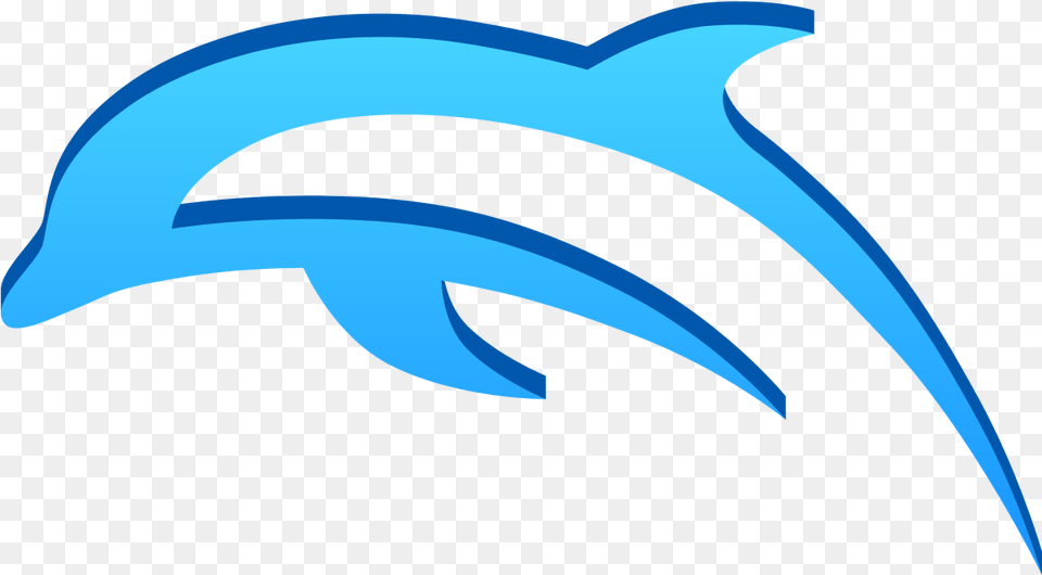 Dolphin Emulator Logo, Animal, Mammal, Sea Life, Fish Png Image