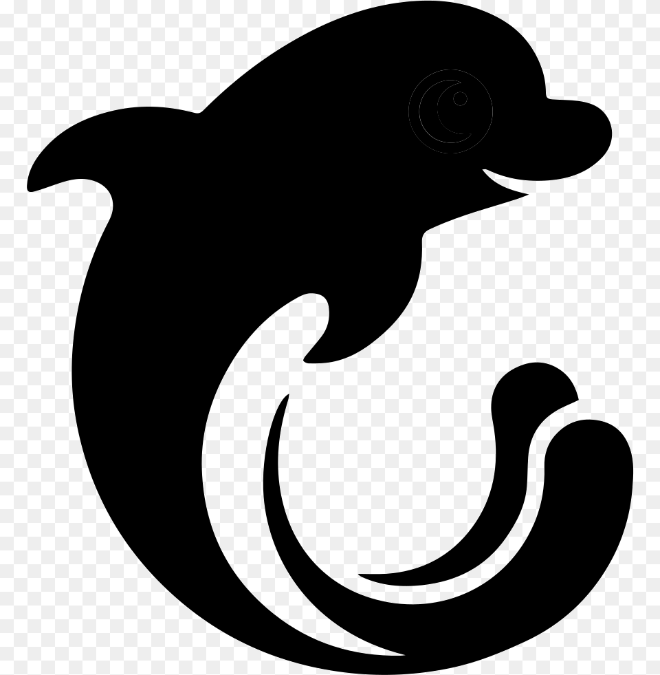 Dolphin Iclick Interactive, Stencil, Silhouette, Electronics, Hardware Free Png