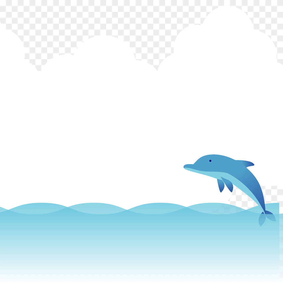 Dolphin In The Sea Clipart, Animal, Mammal, Sea Life Free Png Download