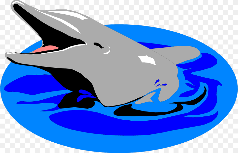 Dolphin In Water Clipart, Animal, Mammal, Sea Life, Fish Free Png Download