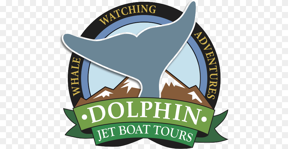 Dolphin Jet Boat Tours Flame Lily Adventures, Logo, Sea Life, Animal, Mammal Free Png