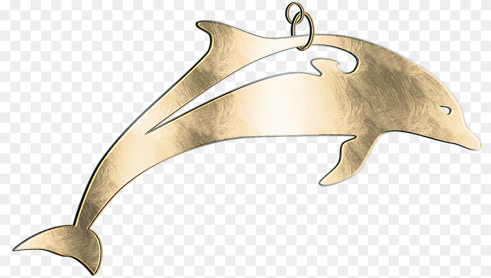 Dolphin Metal Gold Image On Pixabay Common Bottlenose Dolphin, Animal, Mammal, Sea Life, Bronze Png