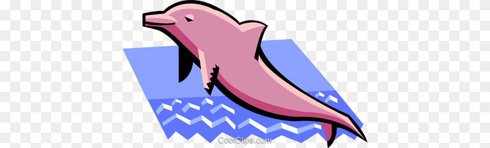 Dolphin Royalty Vector Clip Art Illustration, Animal, Mammal, Sea Life Png