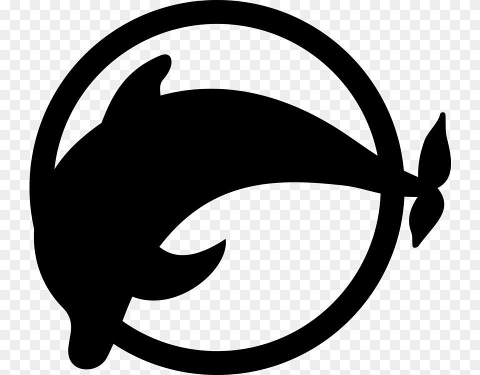 Dolphin Symbol Emblem Cat Computer Icons, Gray Free Transparent Png