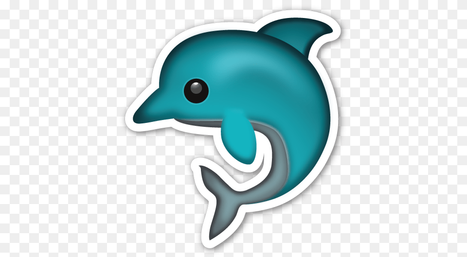 Dolphines Clipart Emoji, Animal, Dolphin, Mammal, Sea Life Png