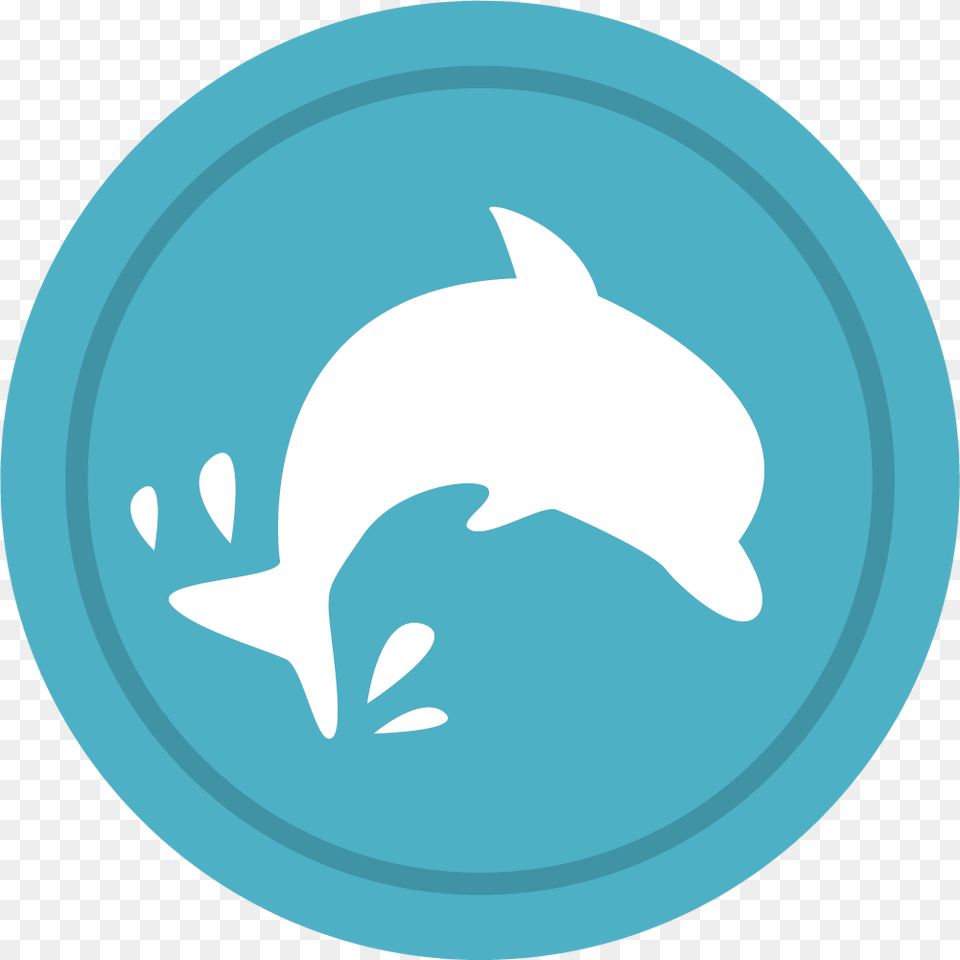 Dolphins Clipart Dolphin In A Circle, Animal, Mammal, Sea Life, Fish Png Image