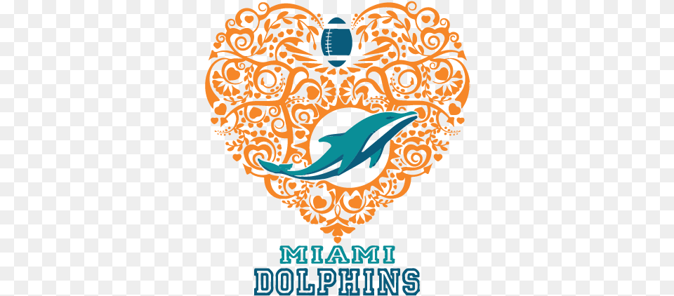 Dolphins Football Svg Digital Cut Files Girly Dallas Cowboys Svg, Advertisement, Poster, Art, Graphics Free Transparent Png