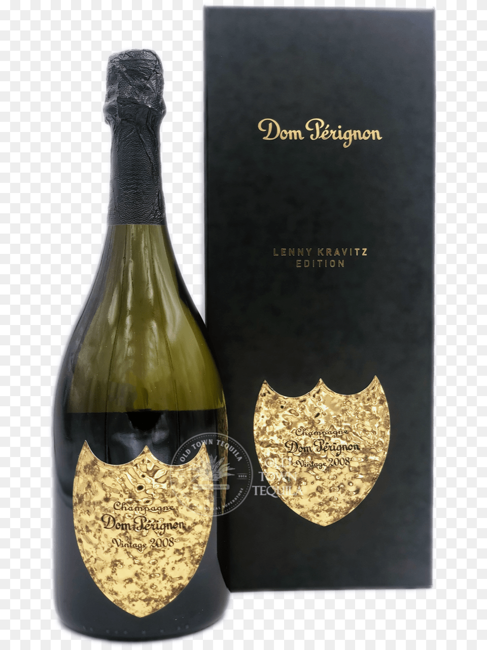 Dom Perignon 2008 Vintage Lenny Kravitz Limited Edition Dom Perignon, Alcohol, Beverage, Bottle, Liquor Png Image