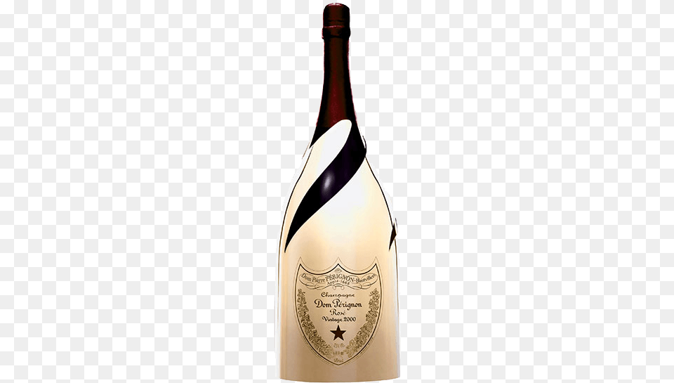Dom Prignon Brut Ros In Golden Bottle Methusalem Champagne Don Perignon, Alcohol, Wine, Liquor, Wine Bottle Png Image