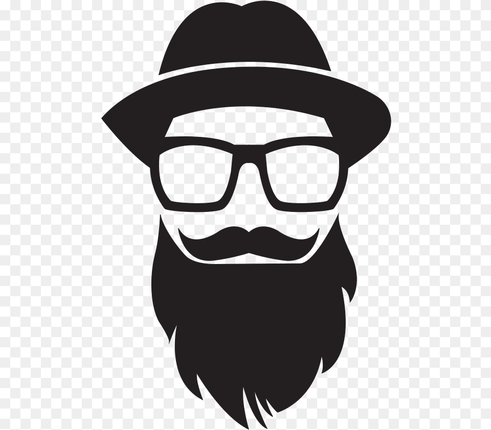 Domain Beard Beard Boy Logo, Accessories, Glasses, Person, Stencil Free Png