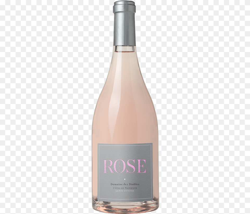 Domaine De Diables Rose, Bottle, Alcohol, Beverage, Liquor Free Png