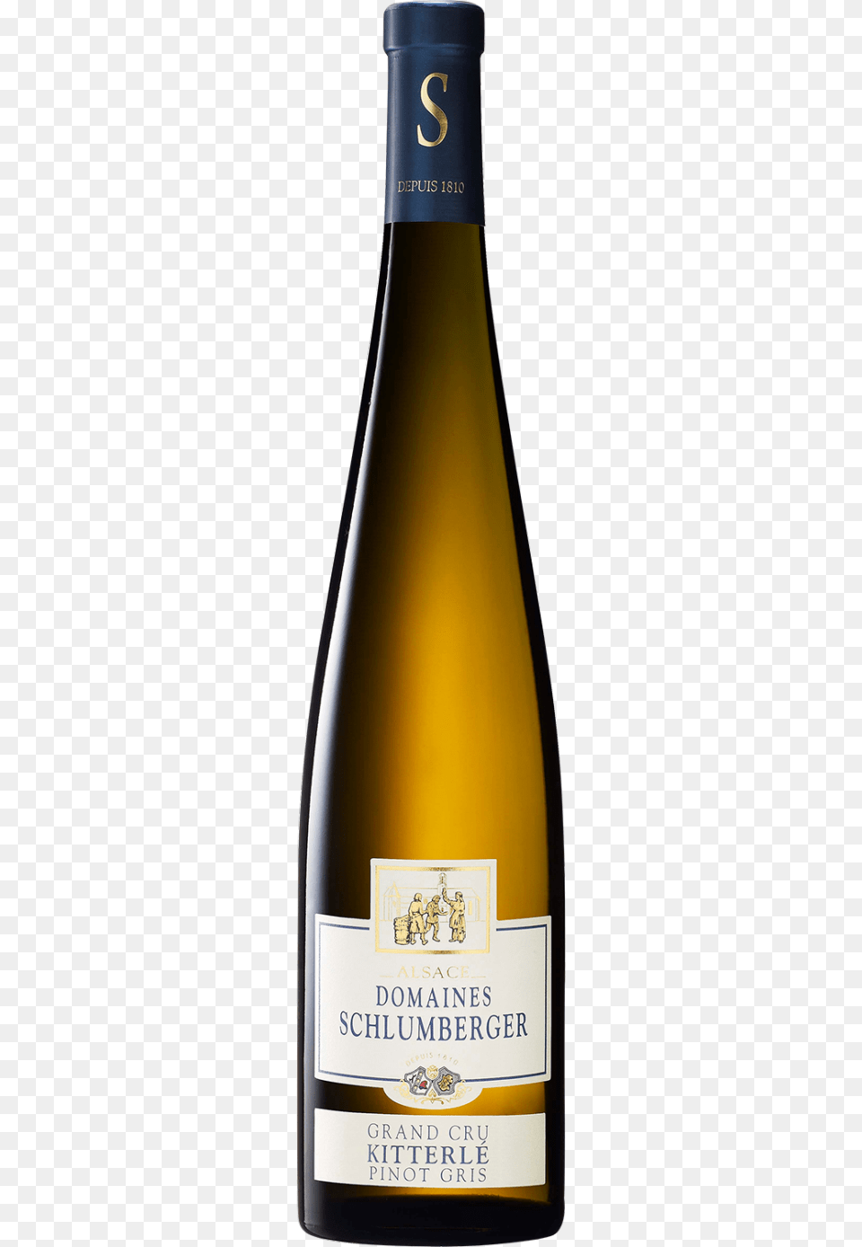 Domaines Schlumberger Pinot Gris Grand Cru Kitterl, Alcohol, Beverage, Bottle, Liquor Free Transparent Png