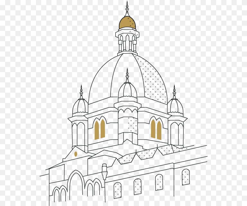 Dome, Architecture, Building, Clock Tower, Tower Png Image