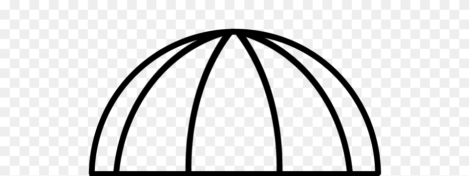 Dome Awnings Are Frequently Referred To As Half Round Dome, Gray Free Png Download