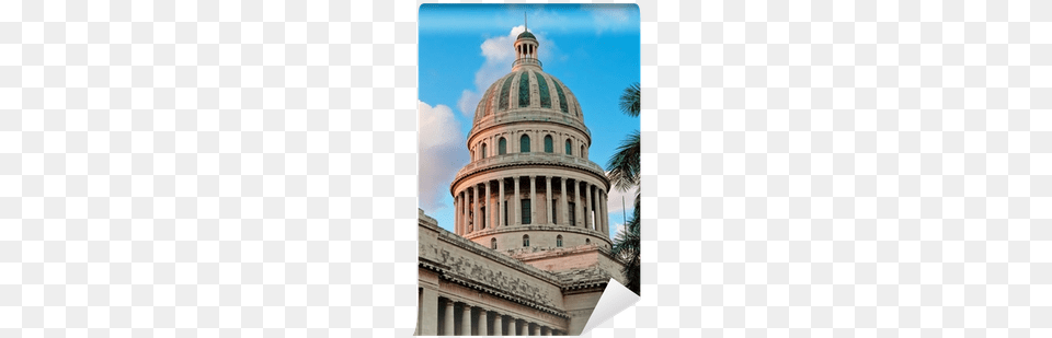 Dome Of The Capitol Building In Havana Cuba At Sunset National Capital Building, Architecture, Clock Tower, Tower Free Png