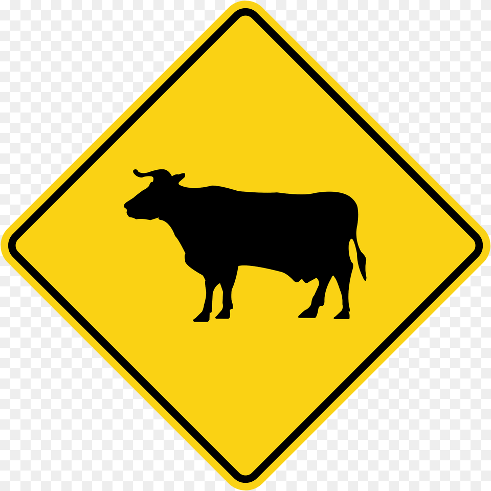 Domestic Animals Sign In Canada Clipart, Symbol, Animal, Cattle, Cow Free Png Download