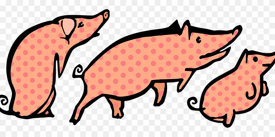 Domestic Pig The Three Little Pigs Piglet Clip Art, Animal, Hog, Mammal, Baby Free Png
