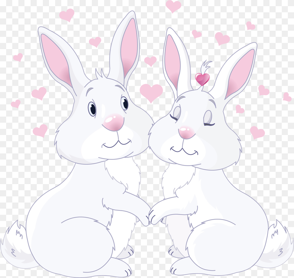 Domestic Rabbit Easter Bunny Hare Whiskers Cute Bunnies In Love, Animal, Mammal, Baby, Person Free Transparent Png