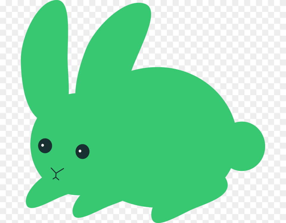 Domestic Rabbit Hare Easter Bunny Green, Animal, Mammal, Fish, Sea Life Png Image