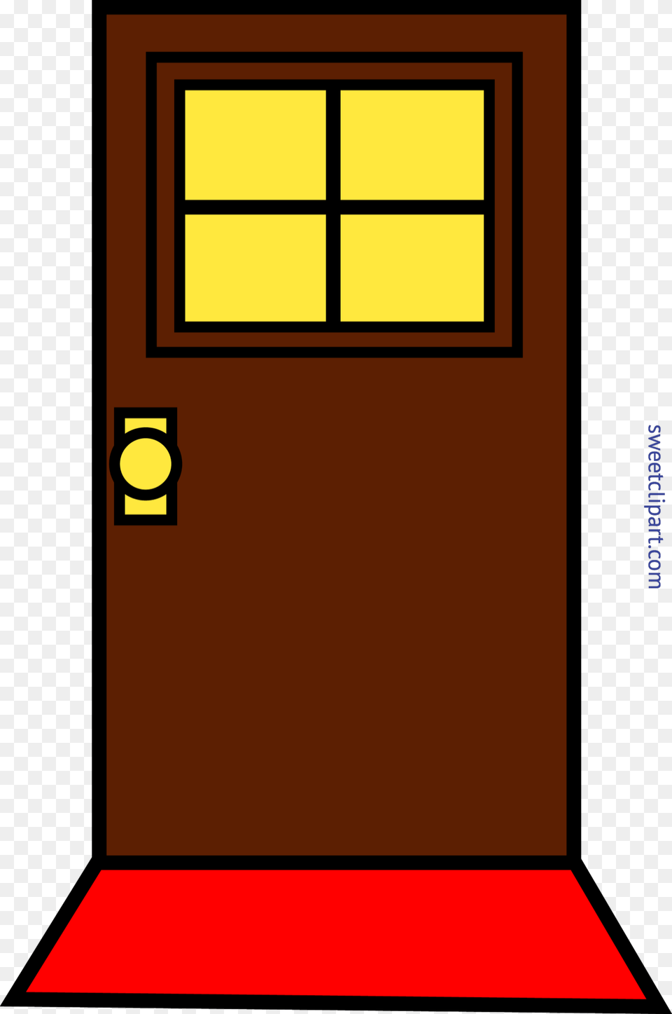 Domestic Simple Brown Door Clip Art, Fashion Free Transparent Png