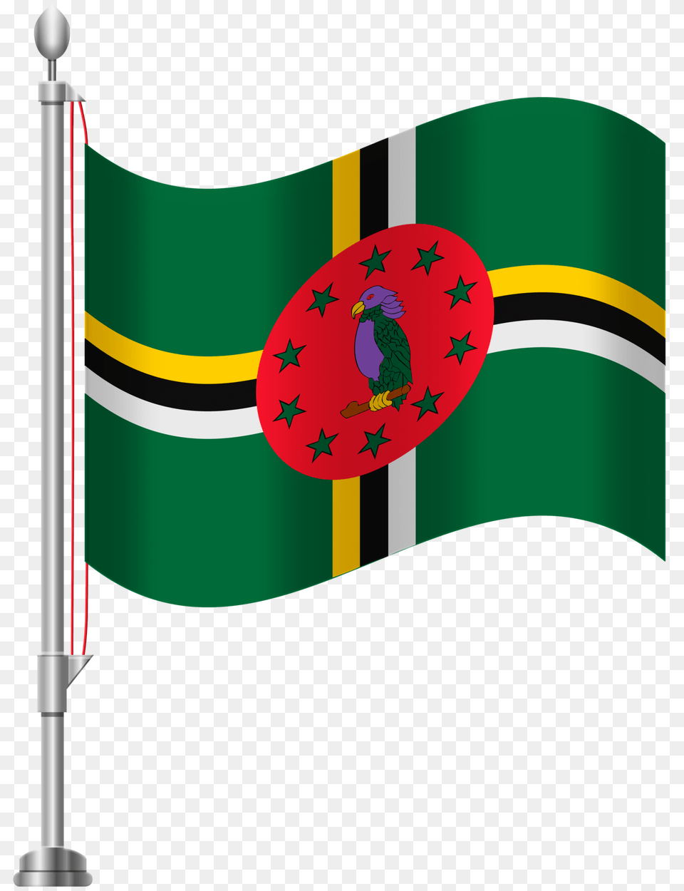 Dominca Flag Clip Art Free Png