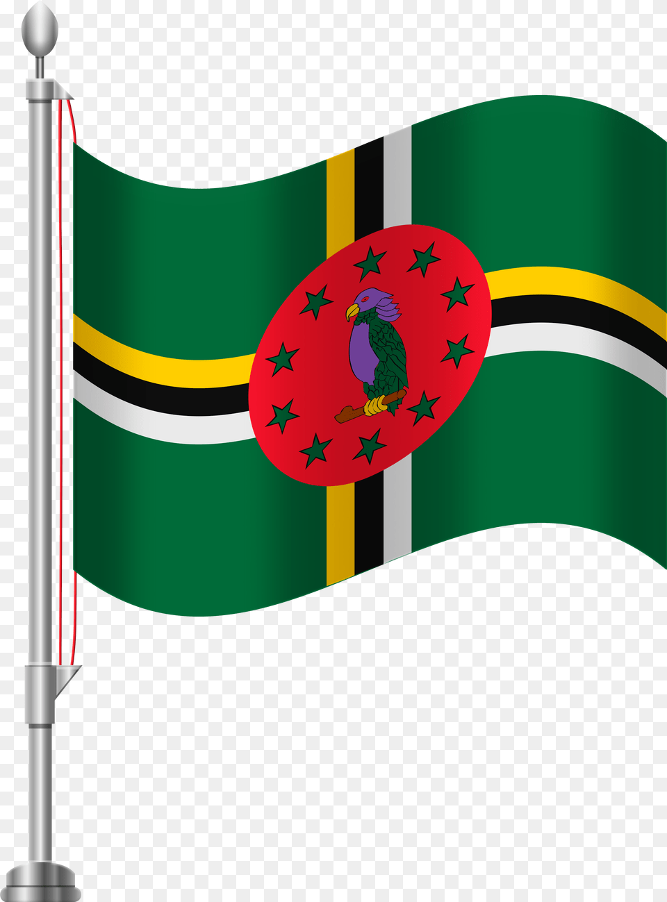 Dominca Flag Clip Art Free Png