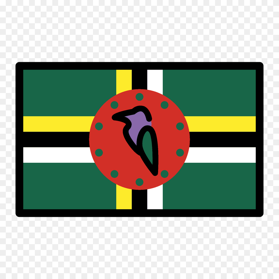 Dominica Flag Emoji Clipart, Blackboard Free Transparent Png