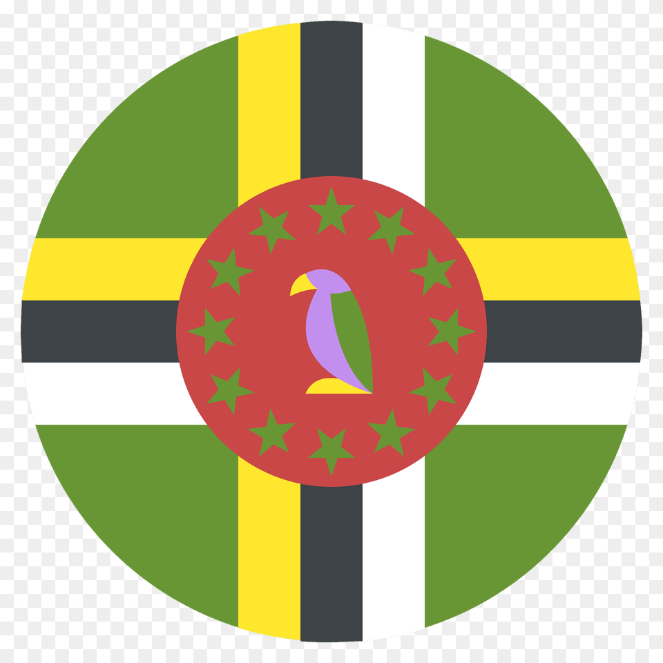 Dominica Flag Emoji Clipart, Logo, Graphics, Art, Disk Free Png Download